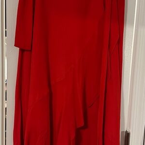Size 10 Ann Taylor red wrap skirt